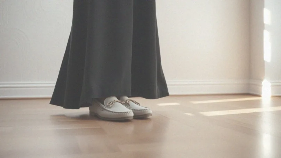 Jakie mokasyny nadają się do czarnej sukienki?