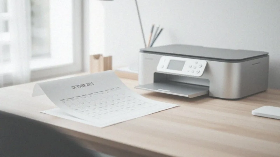 Jakie darmowe kalendarze na październik 2025 są gotowe do druku?