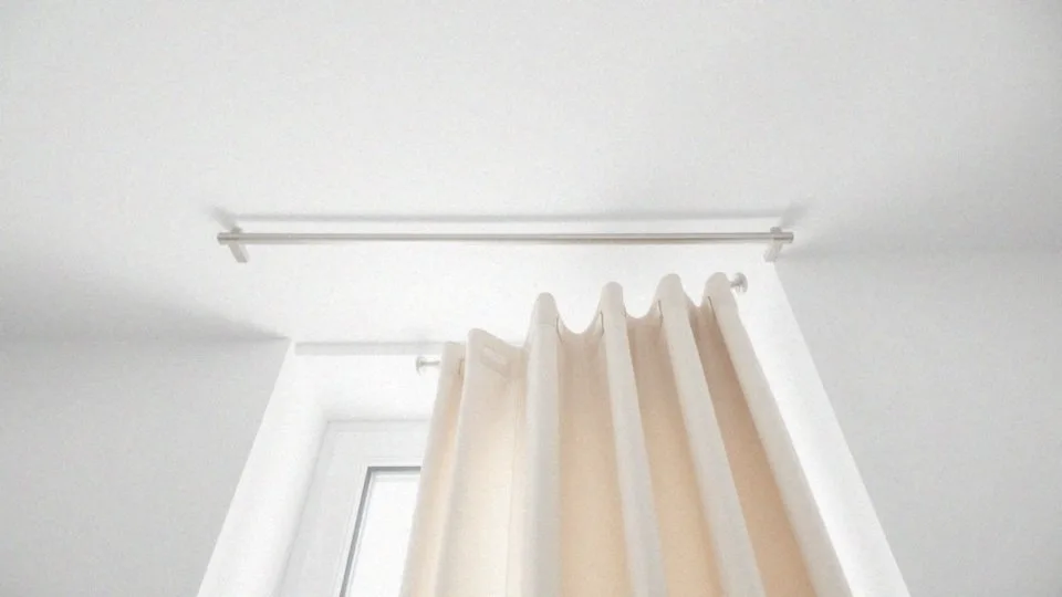 Jak blisko sufitu powinien być zamontowany karnisz?