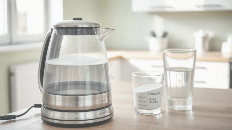 Jak odkamienić czajnik kwaskiem cytrynowym?