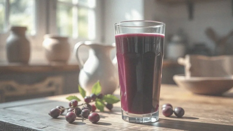 Jakie zdrowotne właściwości ma sok z jagody kamczackiej?