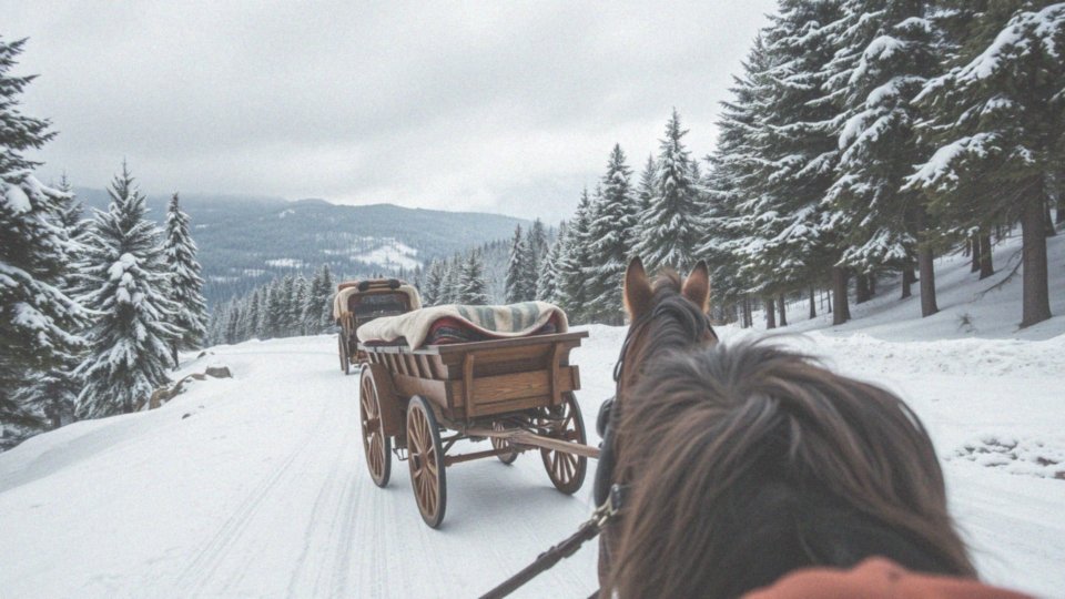 Jakie są dodatkowe możliwości transportu do Morskiego Oka, takie jak dorożki i sanie?