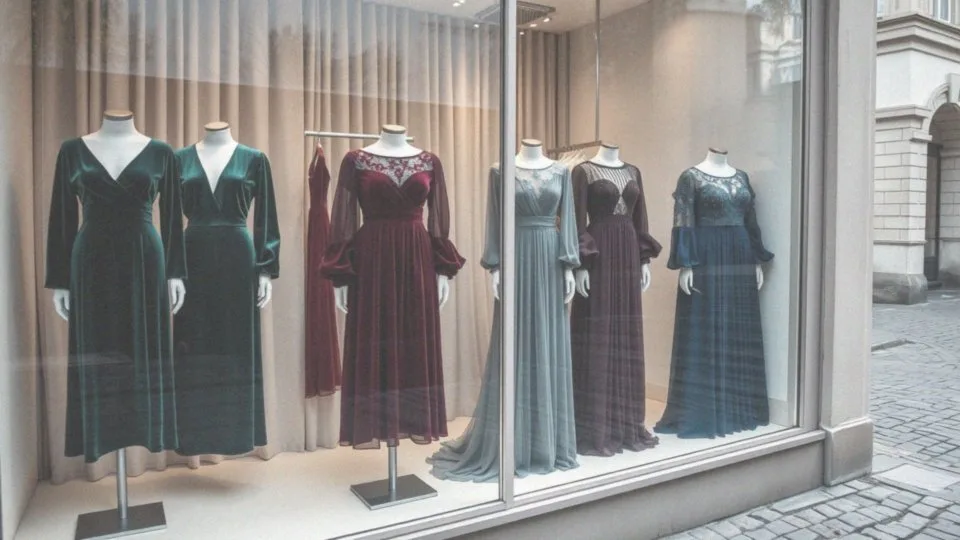 Jakie sukienki z długim rękawem wyróżniają się elegancją na wesele jesienią?