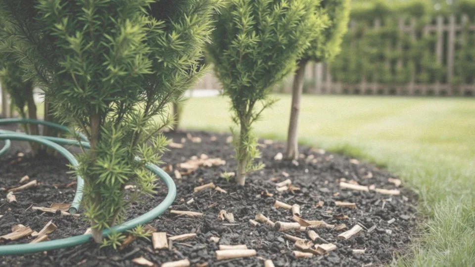 Jak pielęgnować przesadzone tuje?