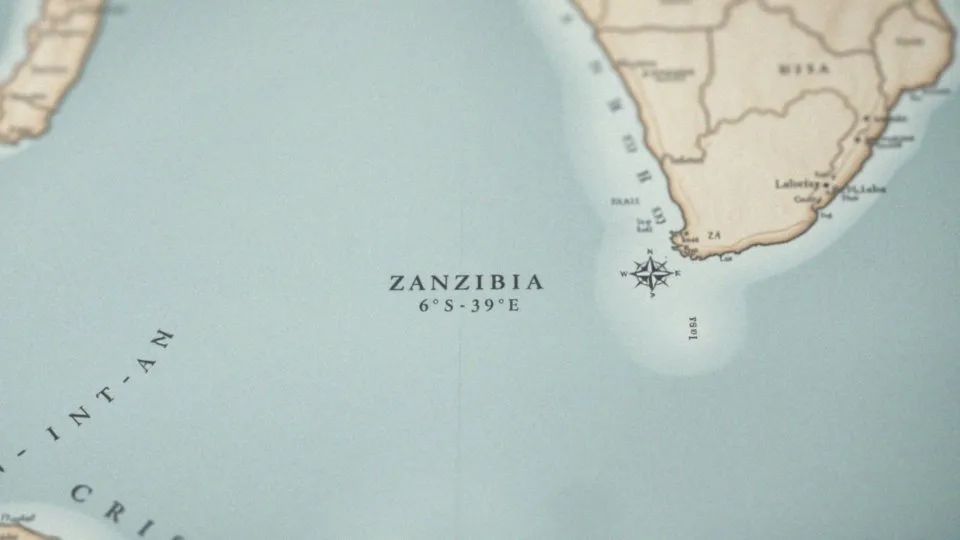 Jakie są współrzędne geograficzne Zanzibaru?