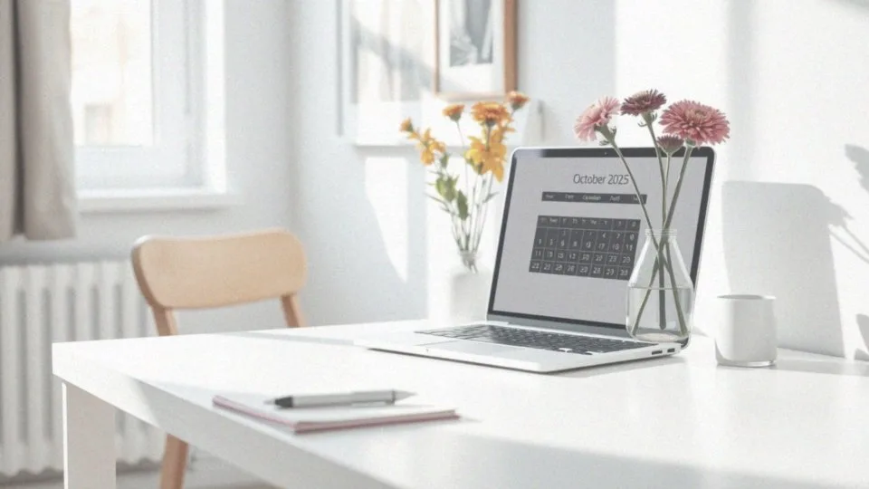 Co oferuje kalendarz do druku na październik 2025?