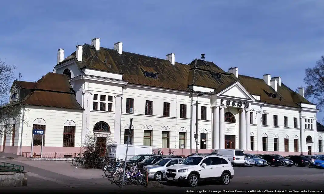 Uwaga na marznące opady deszczu w Łukowie